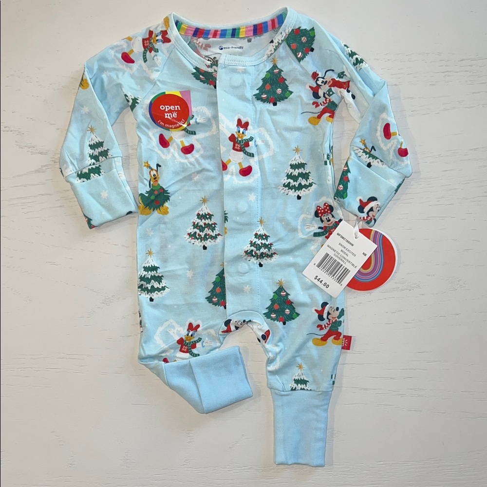Magnetic Me Snow Excited Disney Holiday Convertible Coverall Newborn 0-3 months